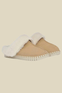 Ilse Jacobsen - Women's Tulip Faux Fur Trim Slippers