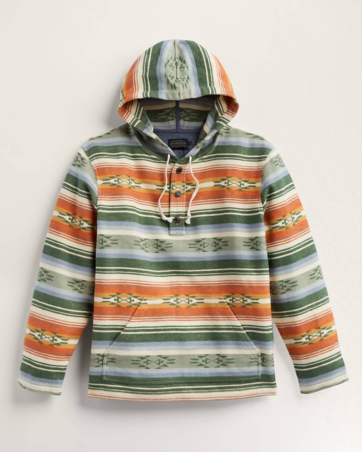 PENDLETON Men's Doublesoft Driftwood Hoodie in multi - men's shirt