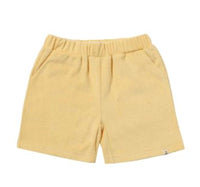 ME & HENRY Kid's Mawgan Terry Shorts in yellow - kids' shorts