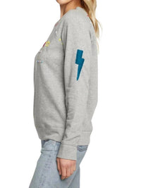Chaser - Peace Fleece Long Sleeve Pullover Top