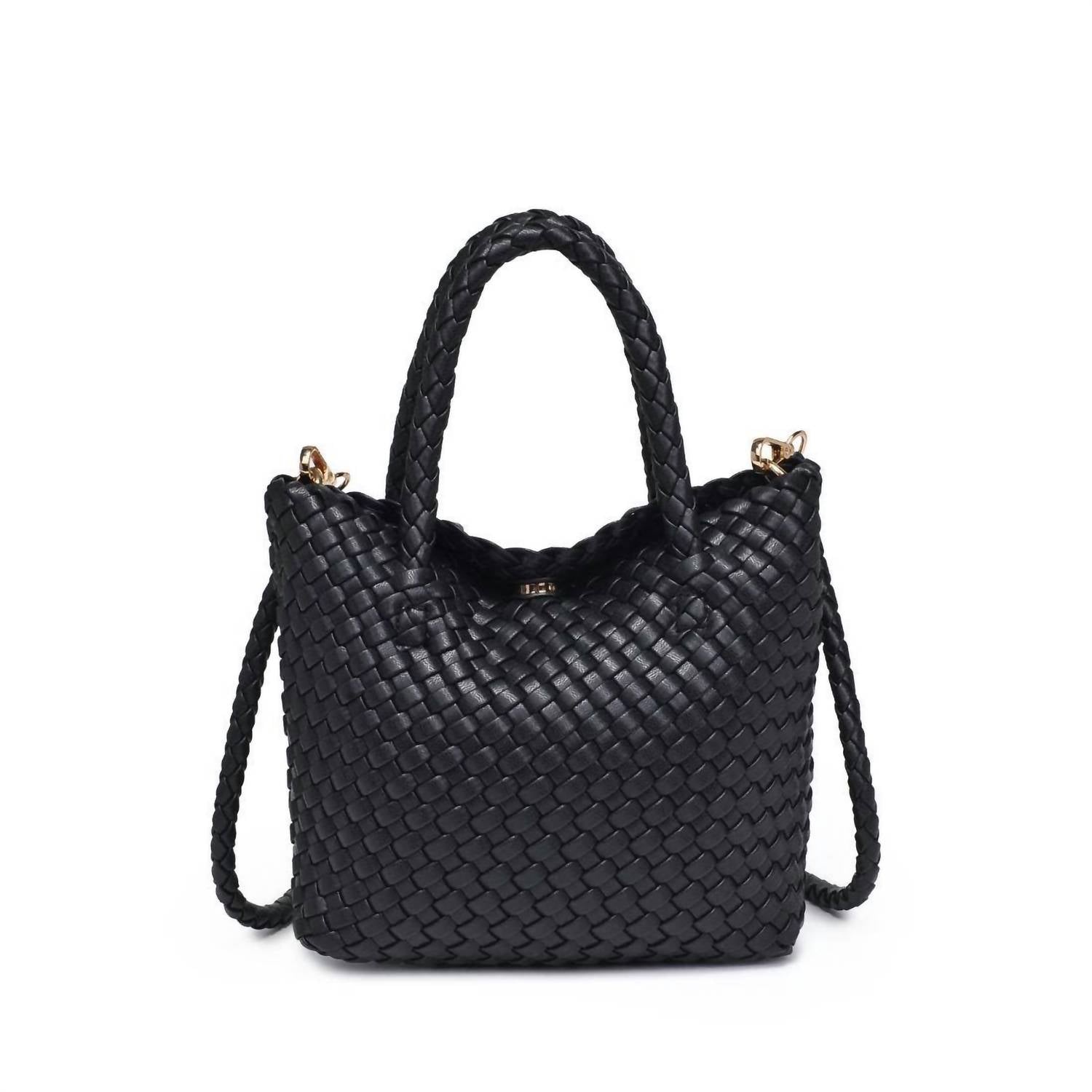 Moda Luxe - Women's Leanna Woven Crossbody Bag