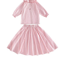 Retrokid - Girls Rosie Cotton Blouse & Skirt Set