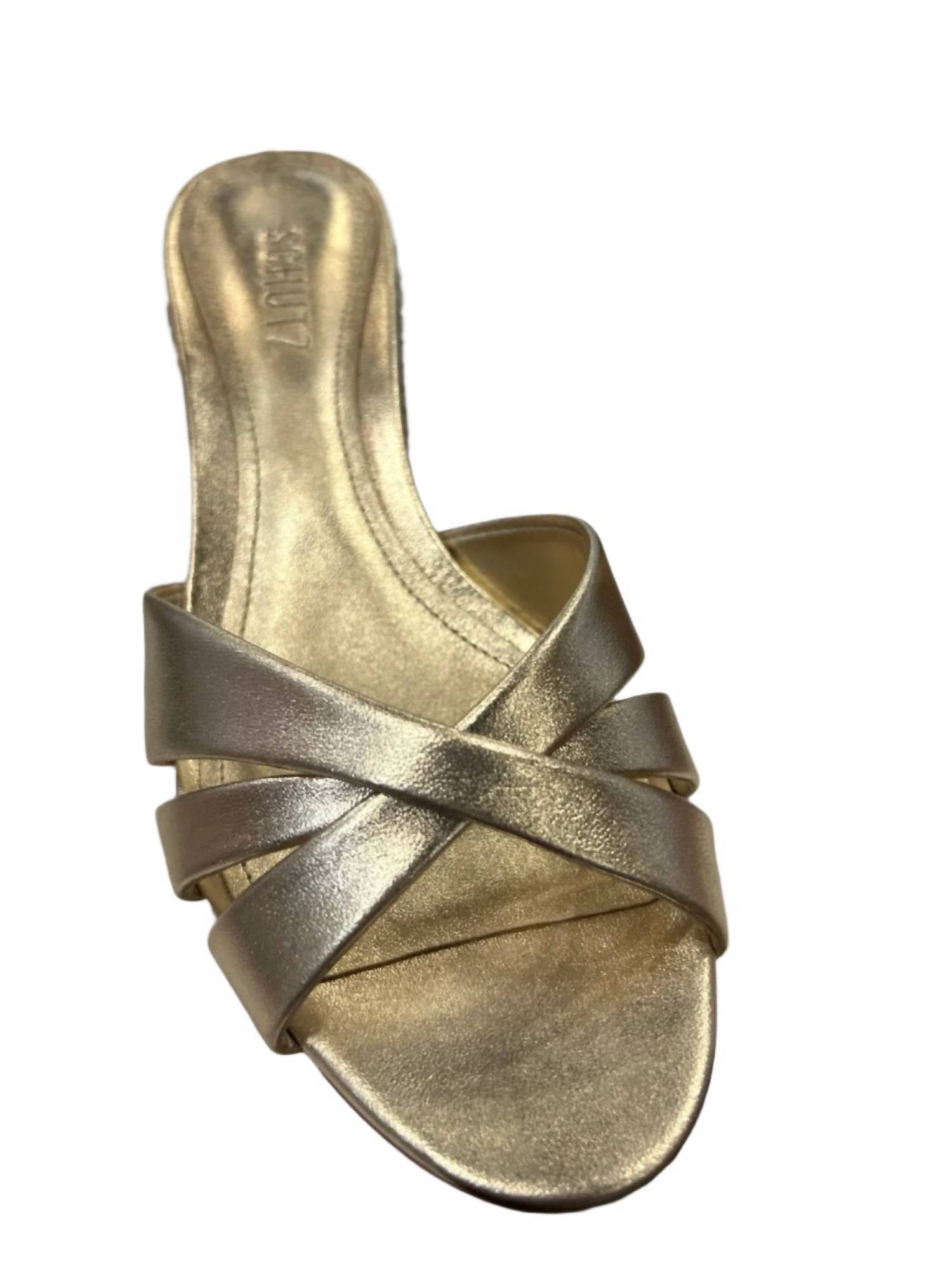 Schutz - Women's Keefa Straw Heel