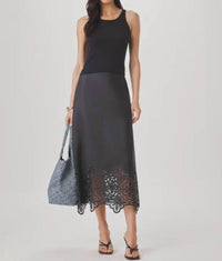 Splendid - Pia Pinwheel Eyelet Midi Skirt