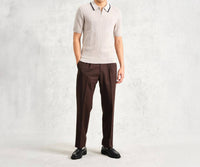Wax London - Bury Zip Polo Shirt