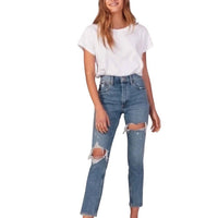 Abercrombie & Fitch - Ripped High Rise Mom Jeans