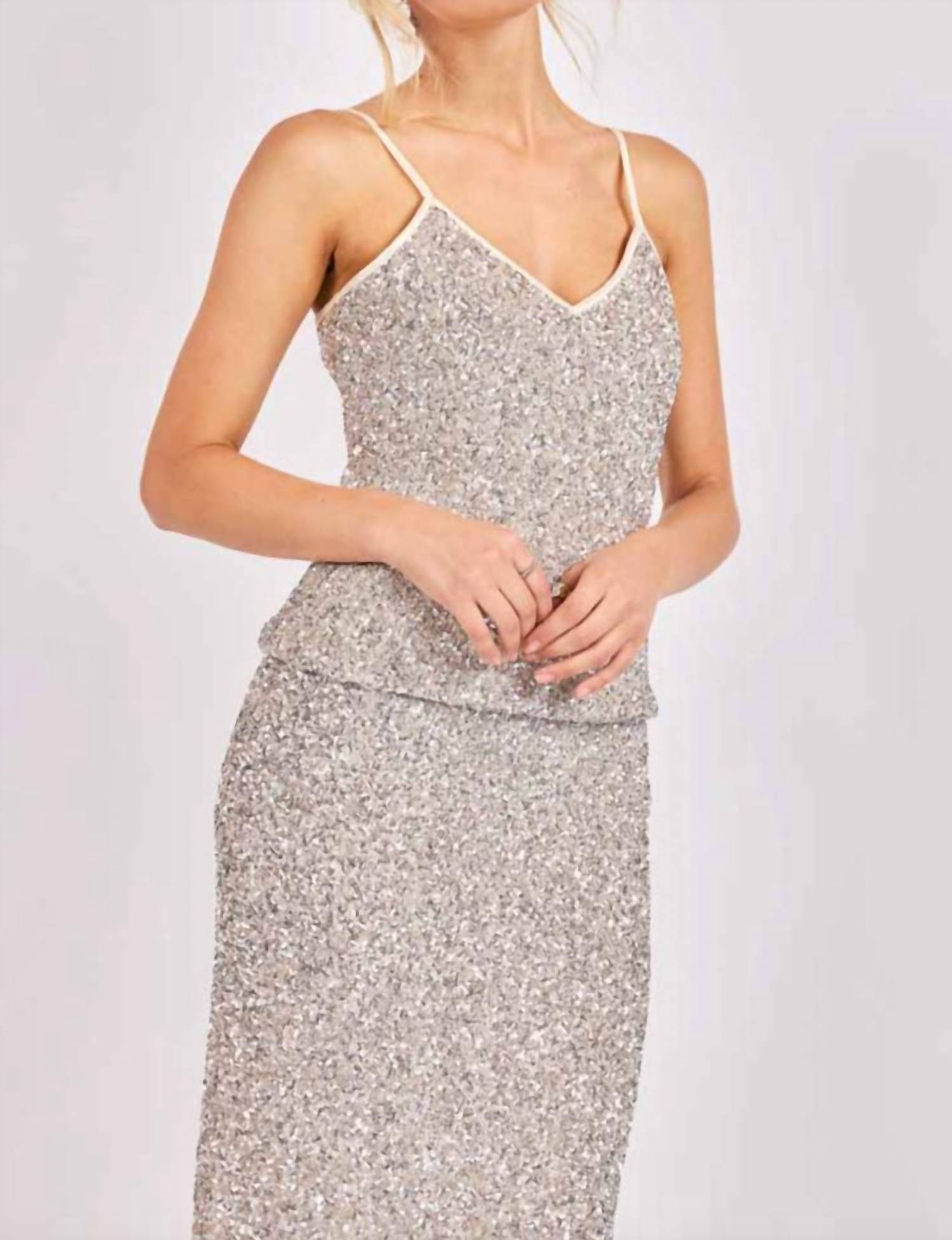 Sadie & Sage - Luster Sequin Top