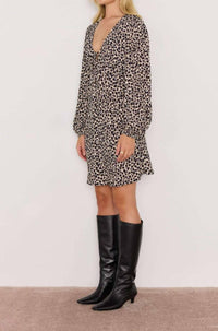 MINKPINK Elka Long Sleeve Mini Dress in floral - women's dress - alternate view