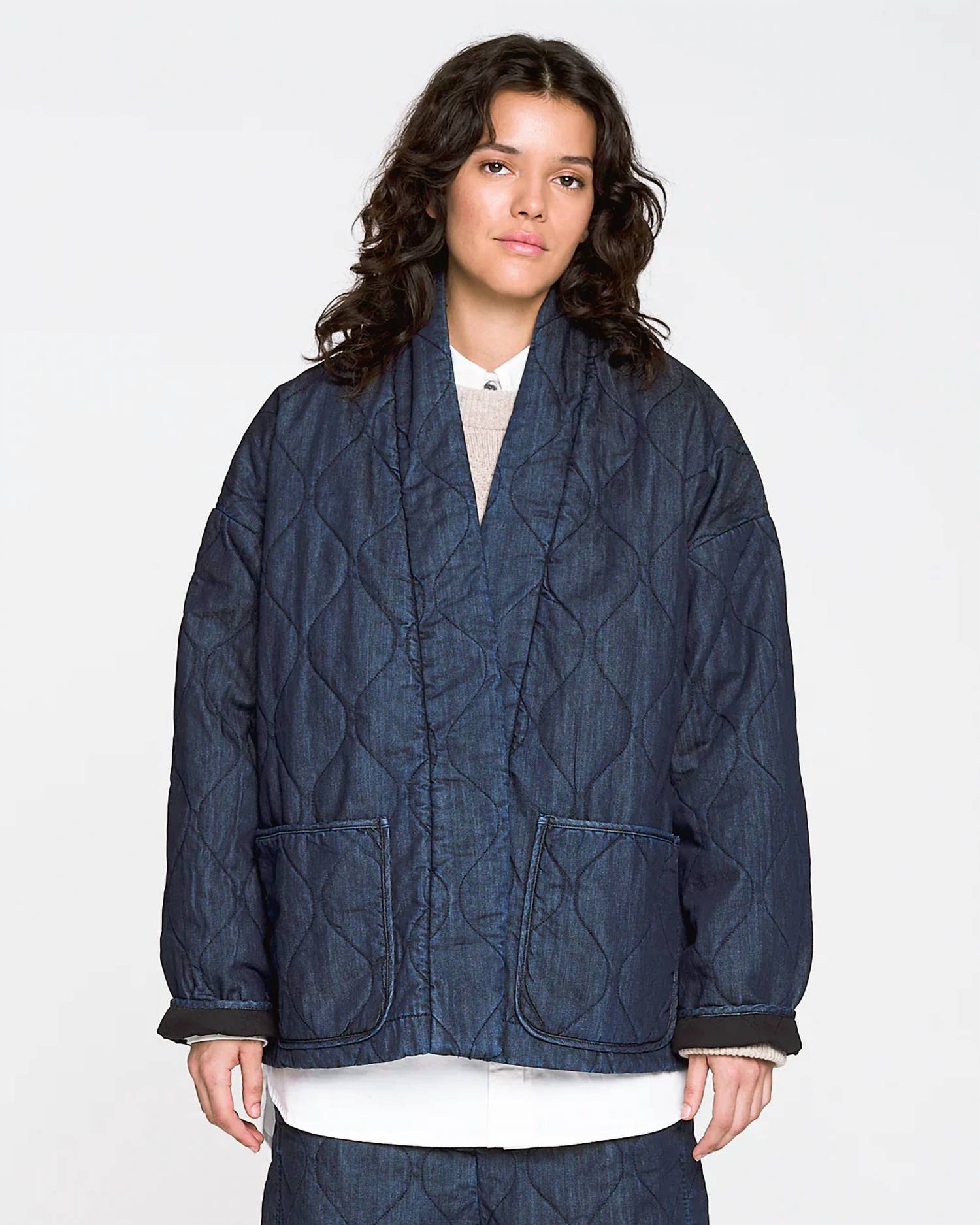Girls Of Dust - Edo Quilted Denim Jacket