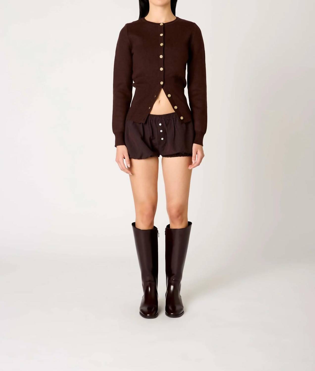 Nia - Sophia Button Front Cardigan