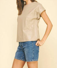 Pinch - Pleater Cap Sleeve Top