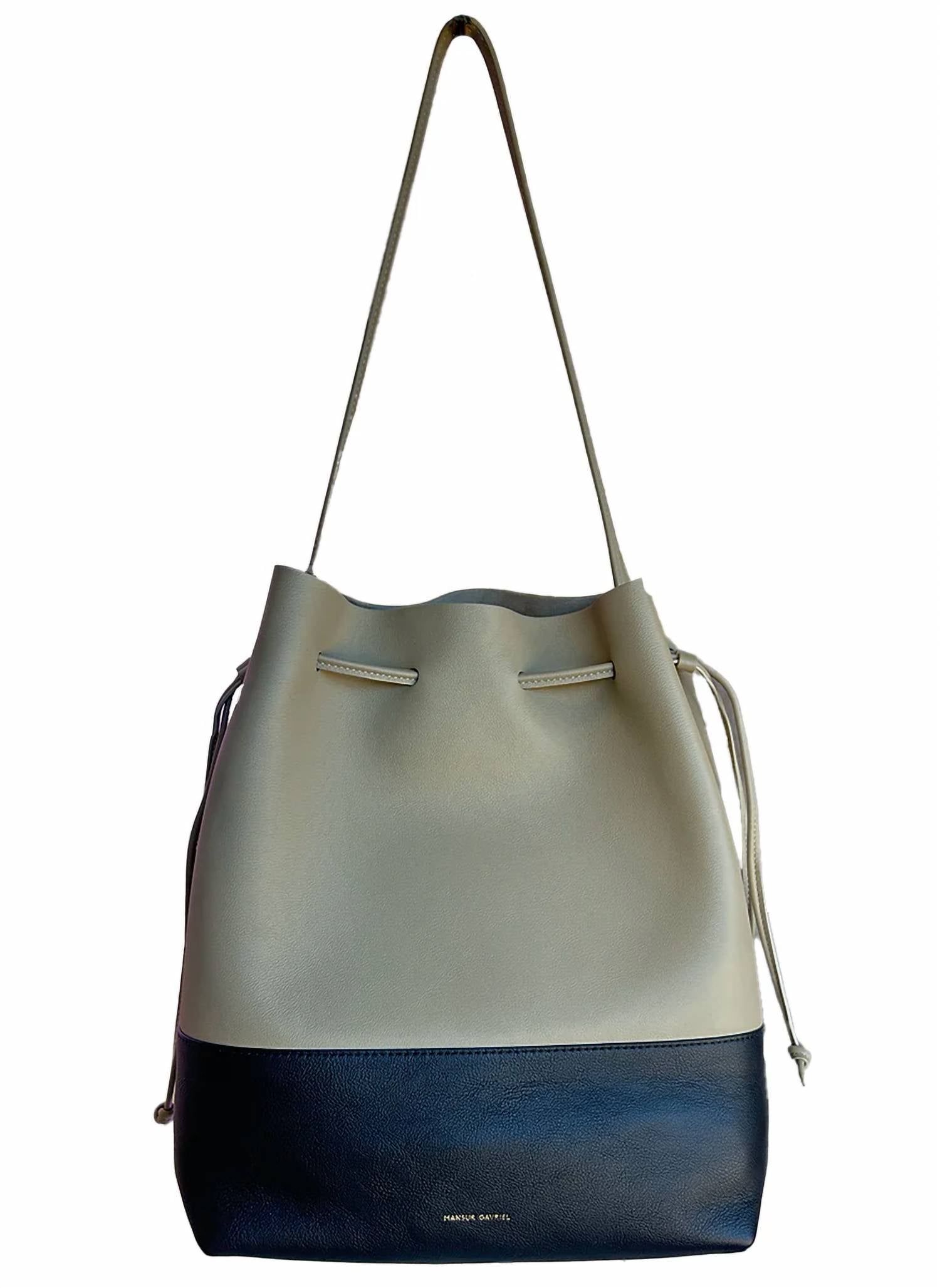 Mansur Gavriel - Women's Cabas Bicolor Leather Bucket Bag
