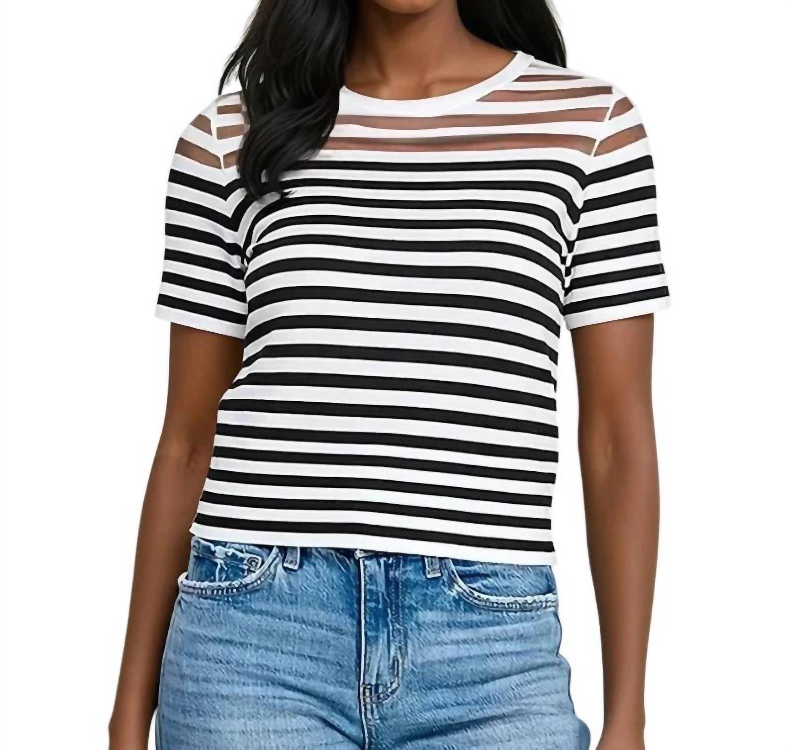 Milk & Honey - Loving My Stripes Tee