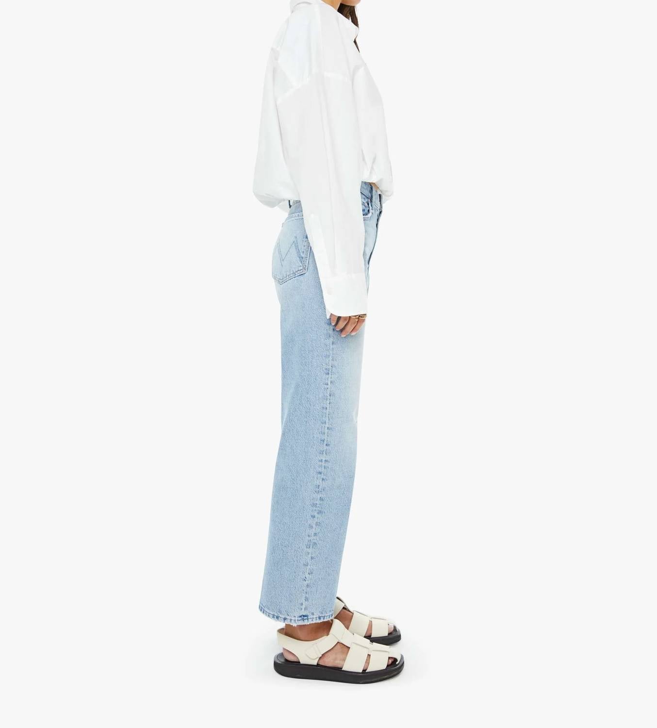 Mother - Rambler Zip Flood Straight Leg Jeans