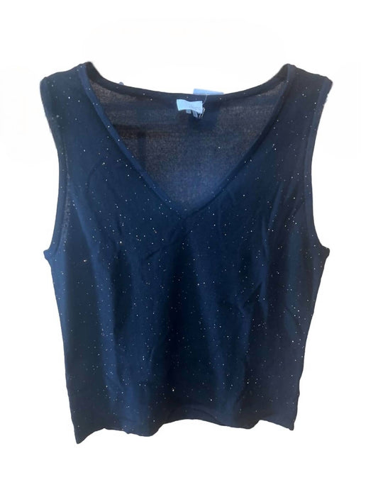 Ecru - Women's Sequin Yarn Tank Top