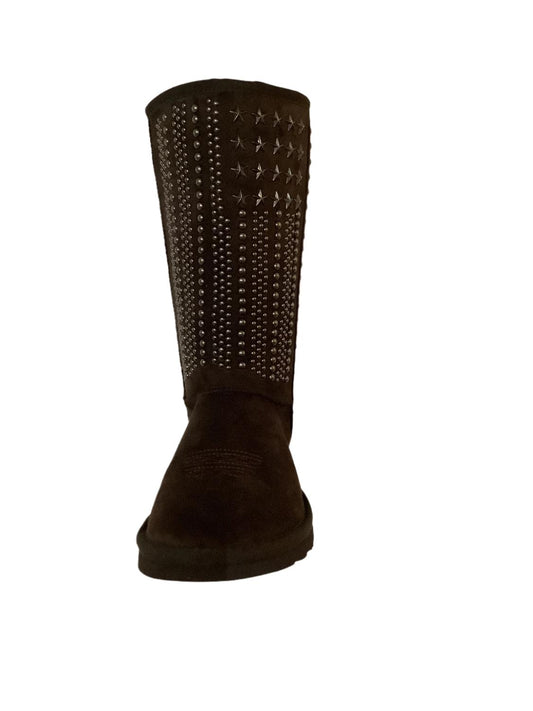 Montana West - Women's Snow Boot With Stars And Studs