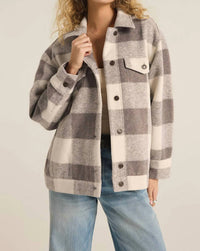 Z Supply - Preston Knit Plaid Jacket