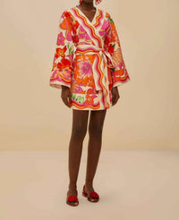 Farm Rio - Spring Affair Mini Dress