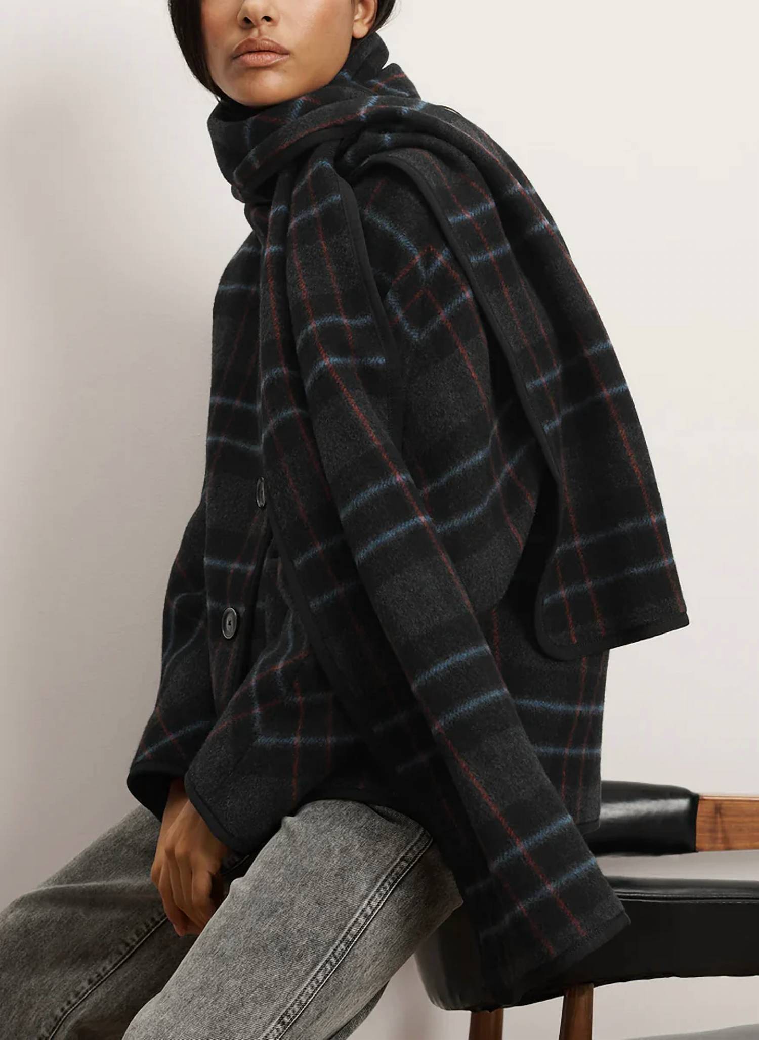 Veronica Beard - Martine Dickey Scarf Coat
