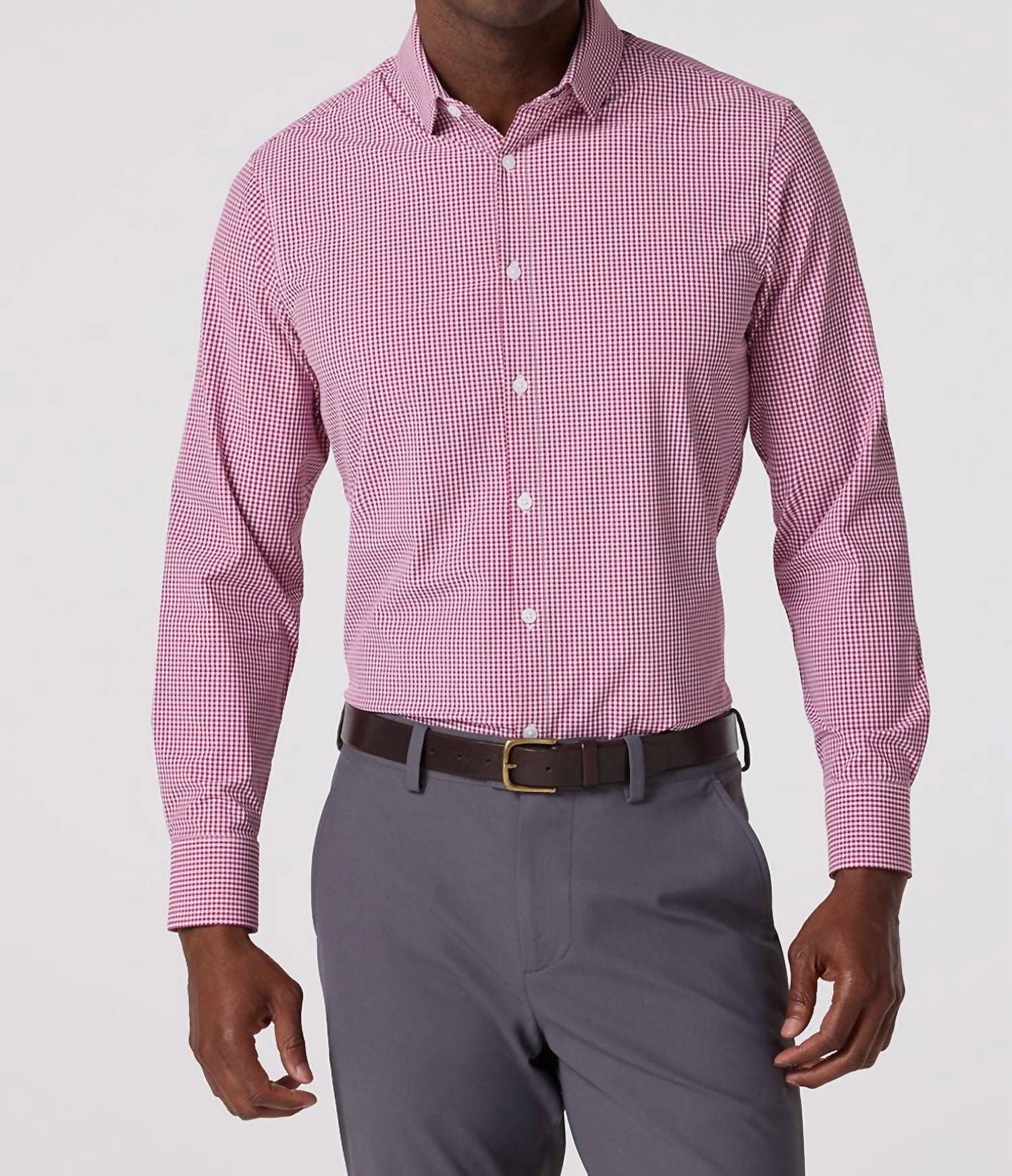 Mizzen + Main - Leeward Long Sleeve Trim Fit Performance Dress Shirt