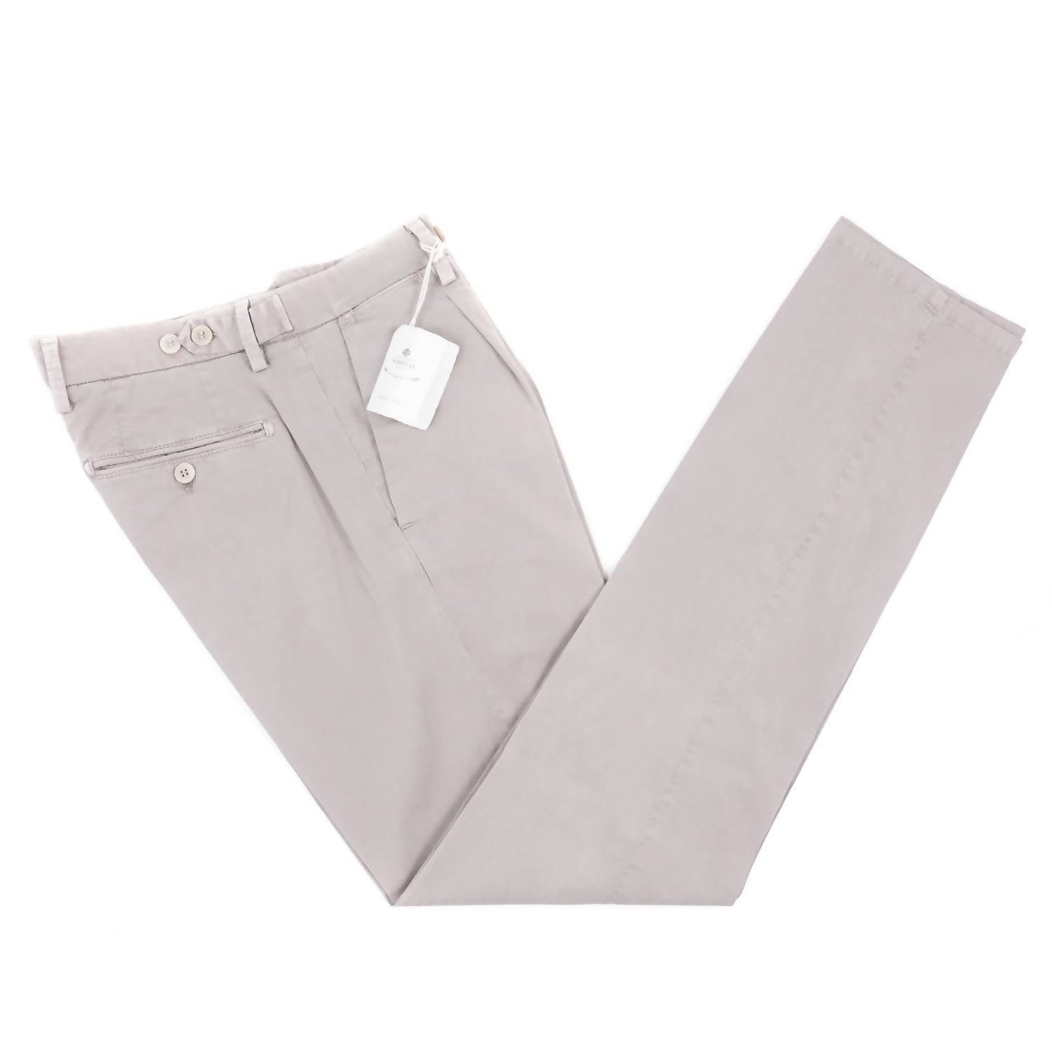 Luigi Borrelli Napoli - Men's Slim-fit Cotton Pants