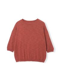Celtic & Co. - Linen Blend Crew Neck Top