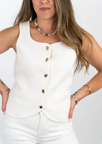 Miou Muse - Vanna Knit Vest Top