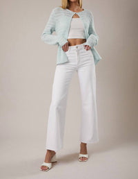 Sunday Edition - Alessia Open Weave Button Cardigan