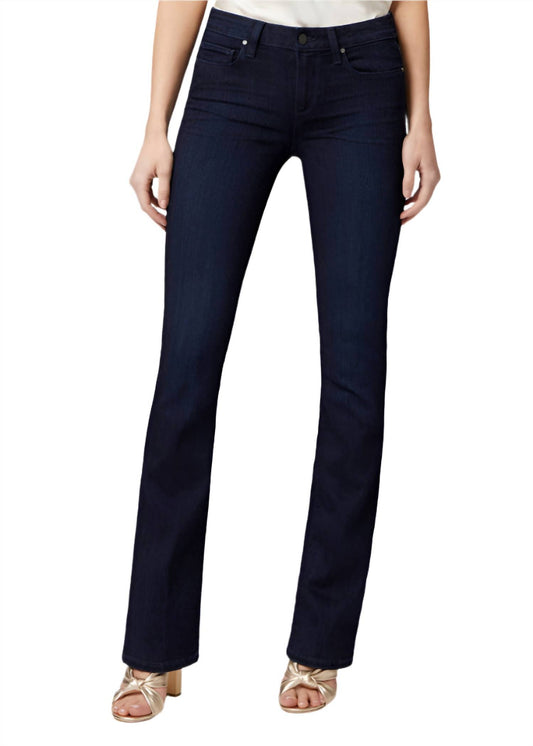 Paige - Manhattan Mid Rise Slim Bootcut Jeans