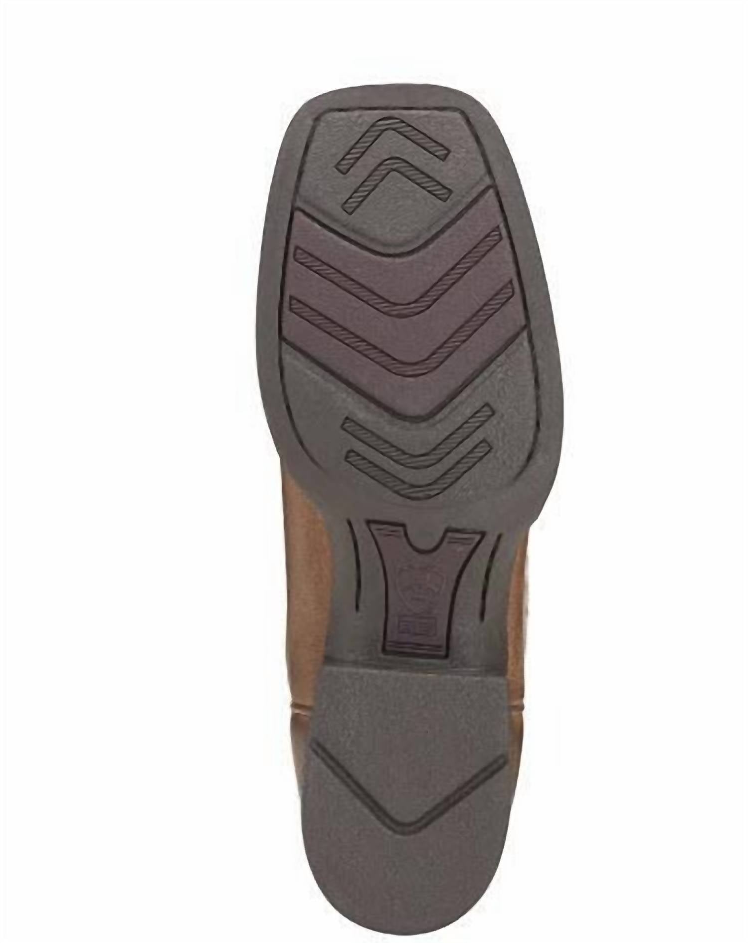 ARIAT Women's Quickdraw Cowgirl Boot in sandstorm white - women's shoe - detail view