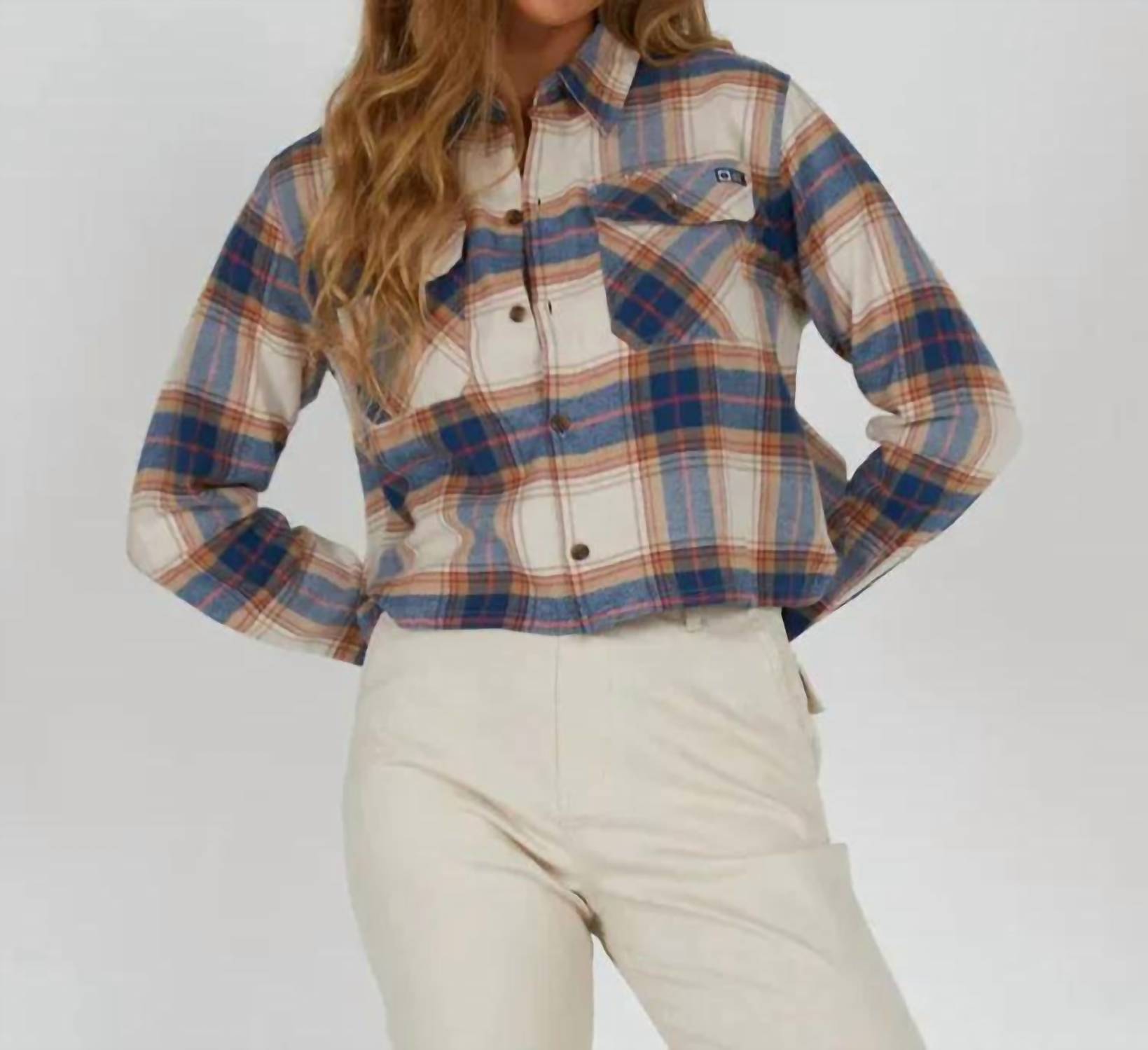 Salty Crew - Stay Golden Crop Crew Shirt