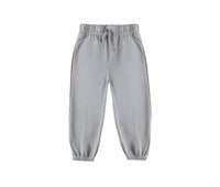 Rylee + Cru Boy's Relaxed Jogger in dusty blue - kids' joggers