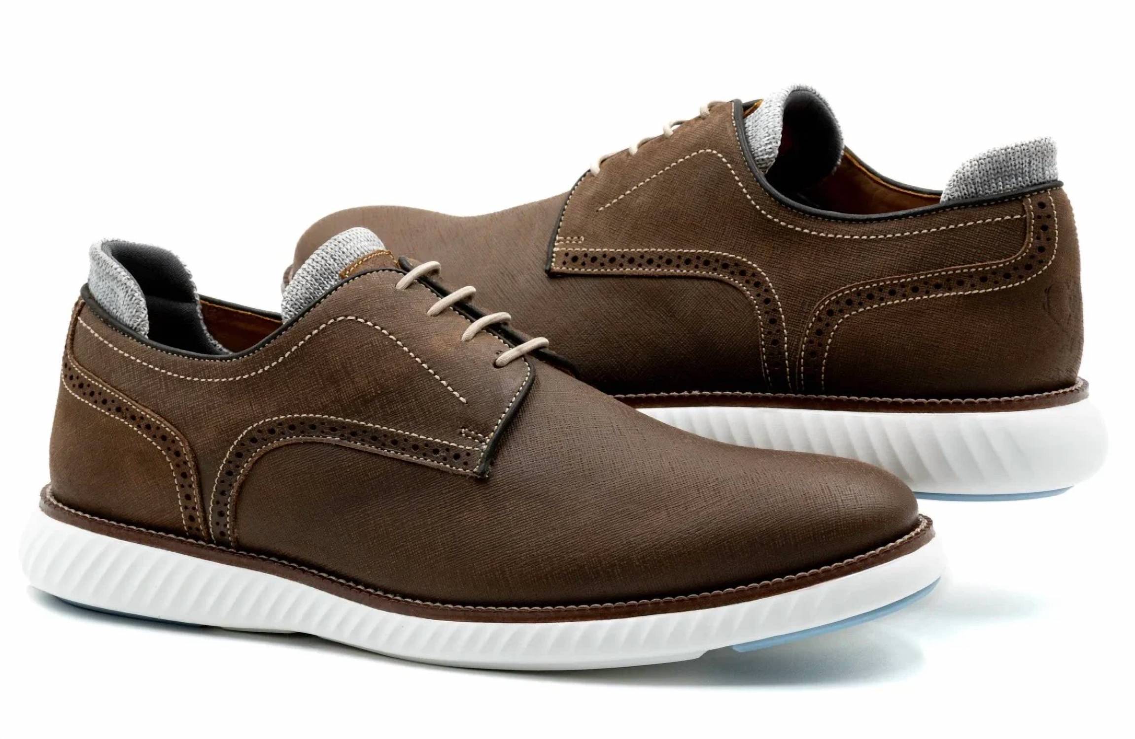 Martin Dingman - Men's Countryaire Nubuck Plain Toe Shoes