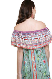Umgee - Scarf Maxi Dress