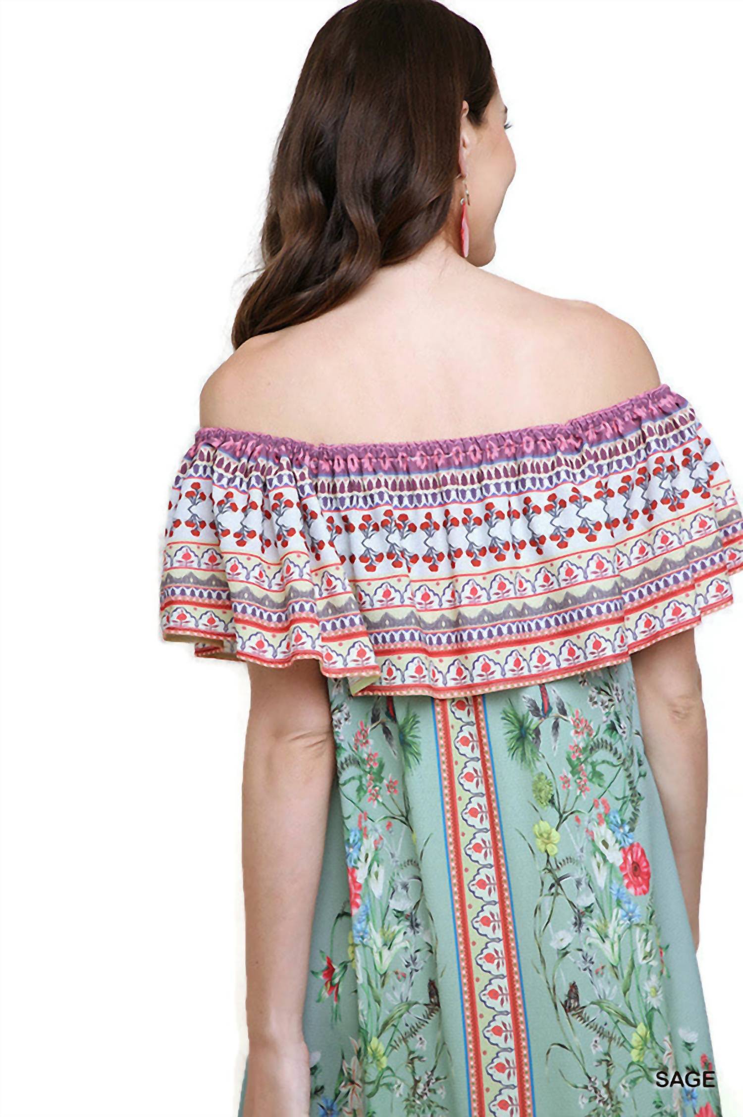 Umgee - Scarf Maxi Dress