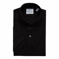 Emanuel Berg - Men's Short Sleeve Quarter Button Up Polo