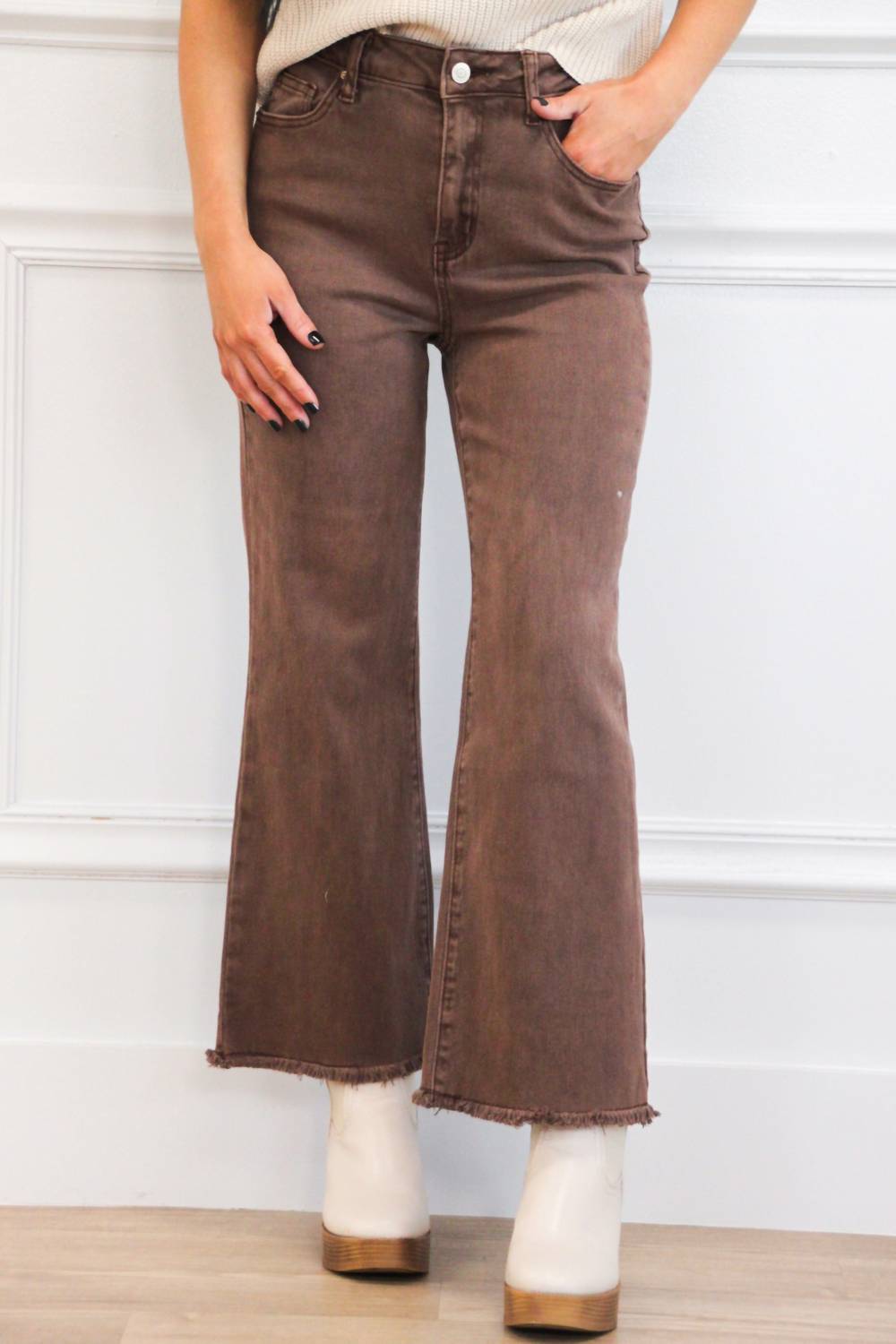 Zenana - Zuri High Waisted Bootcut Jeans