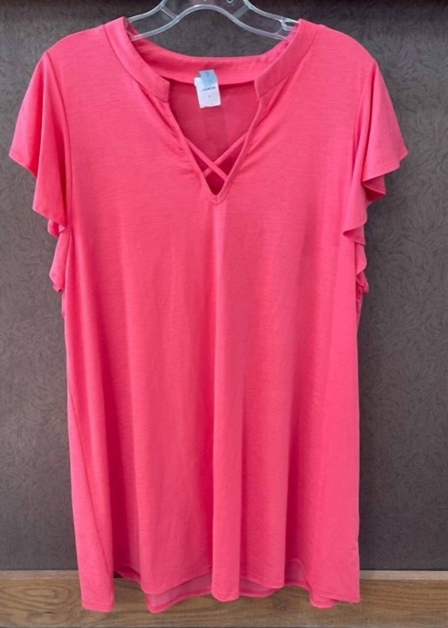 Honeyme - Women's Short Sleeve Top - Plus