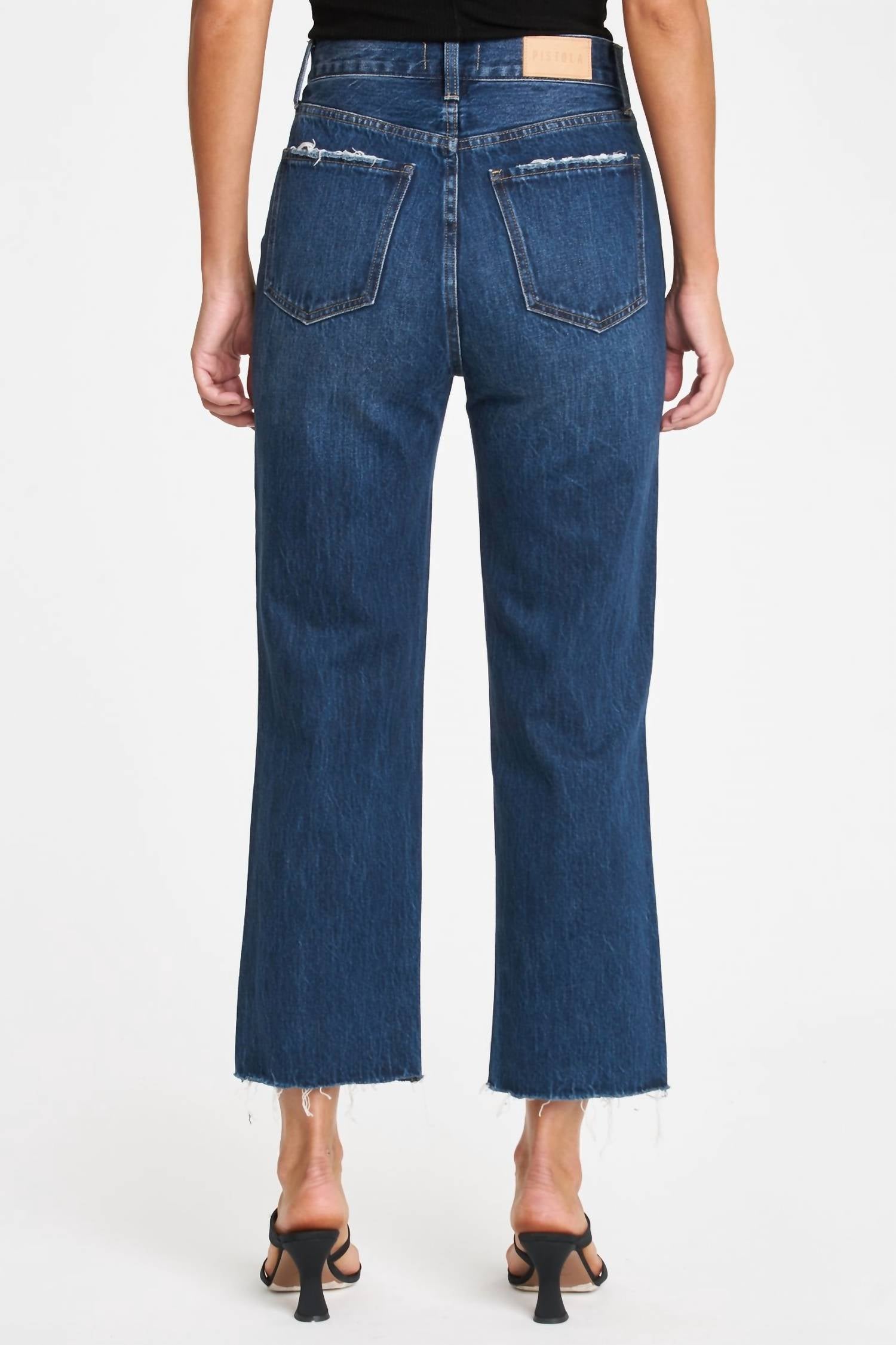 Pistola - Cassie Super High Rise Straight Crop Jean