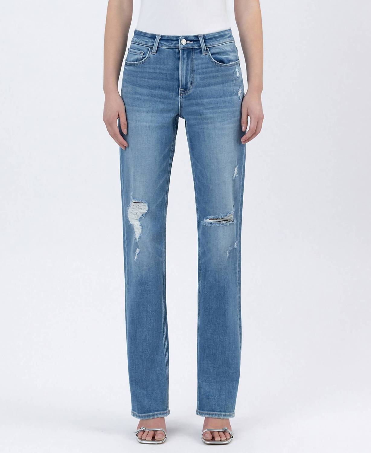 Vervet By Flying Monkey - High Rise Straight Leg Jeans