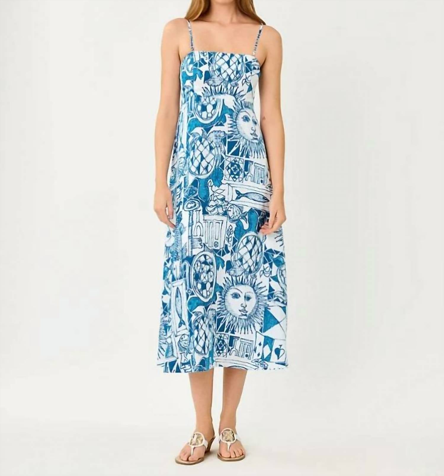 Lilly Pulitzer - JORGIAN LINEN MIDI DRESS