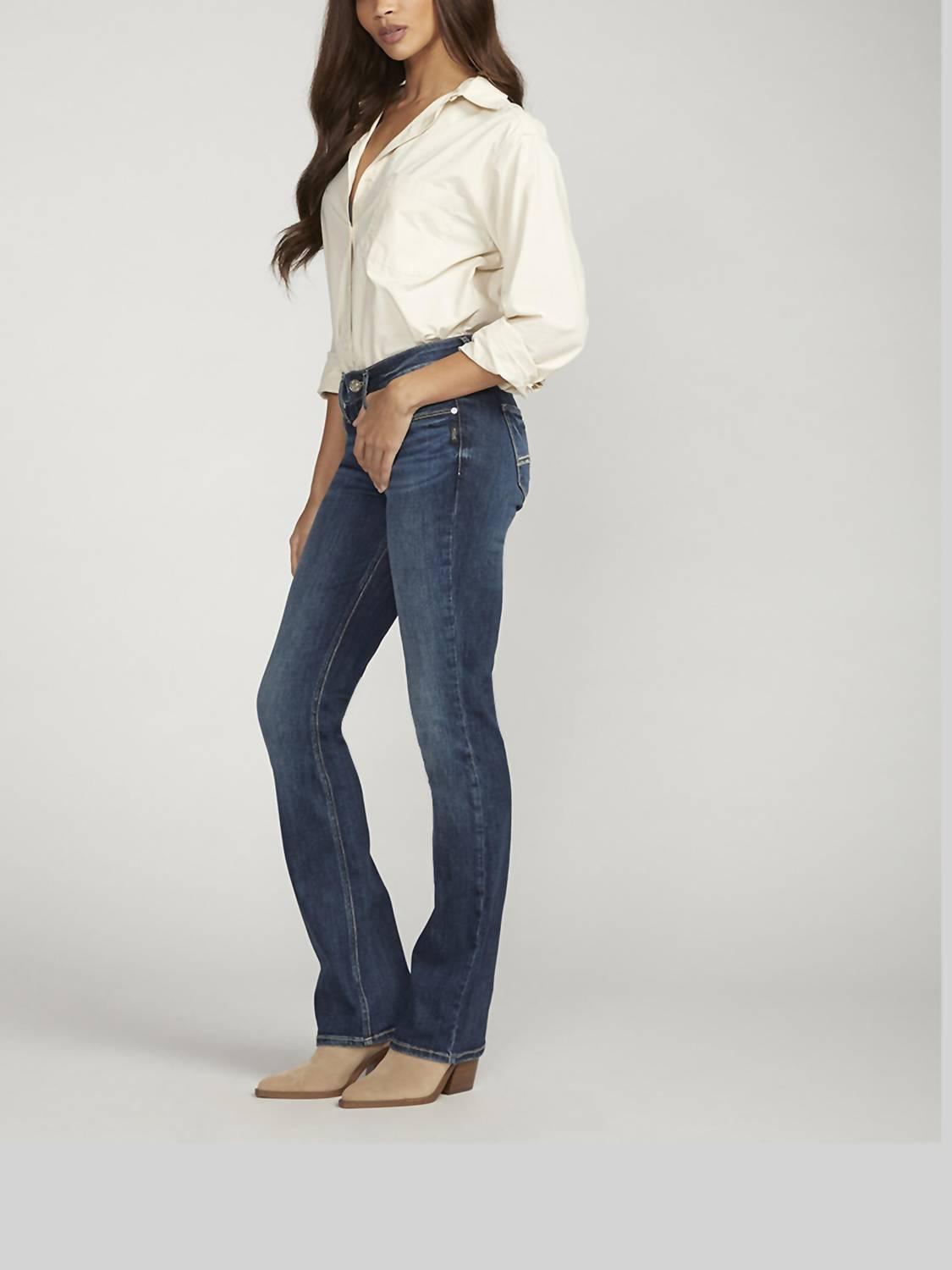 Silver Jeans Co - Suki Mid Rise Slim Bootcut Jeans