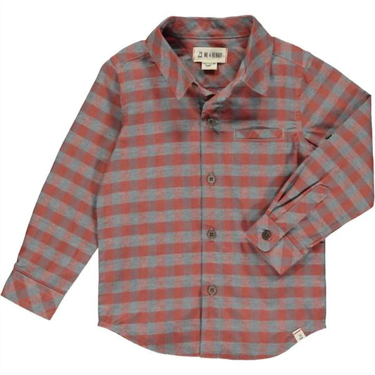 Me & Henry - Men’s Atwood Long Sleeve Woven Shirt