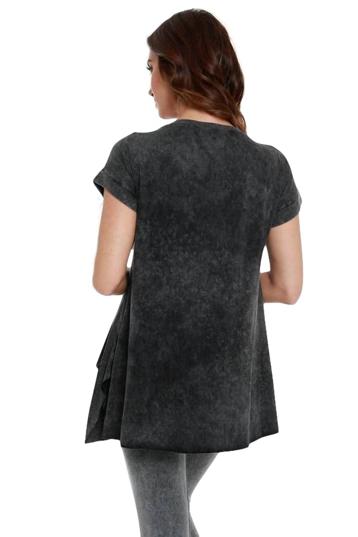 Beaded Short Sleeve Tunic