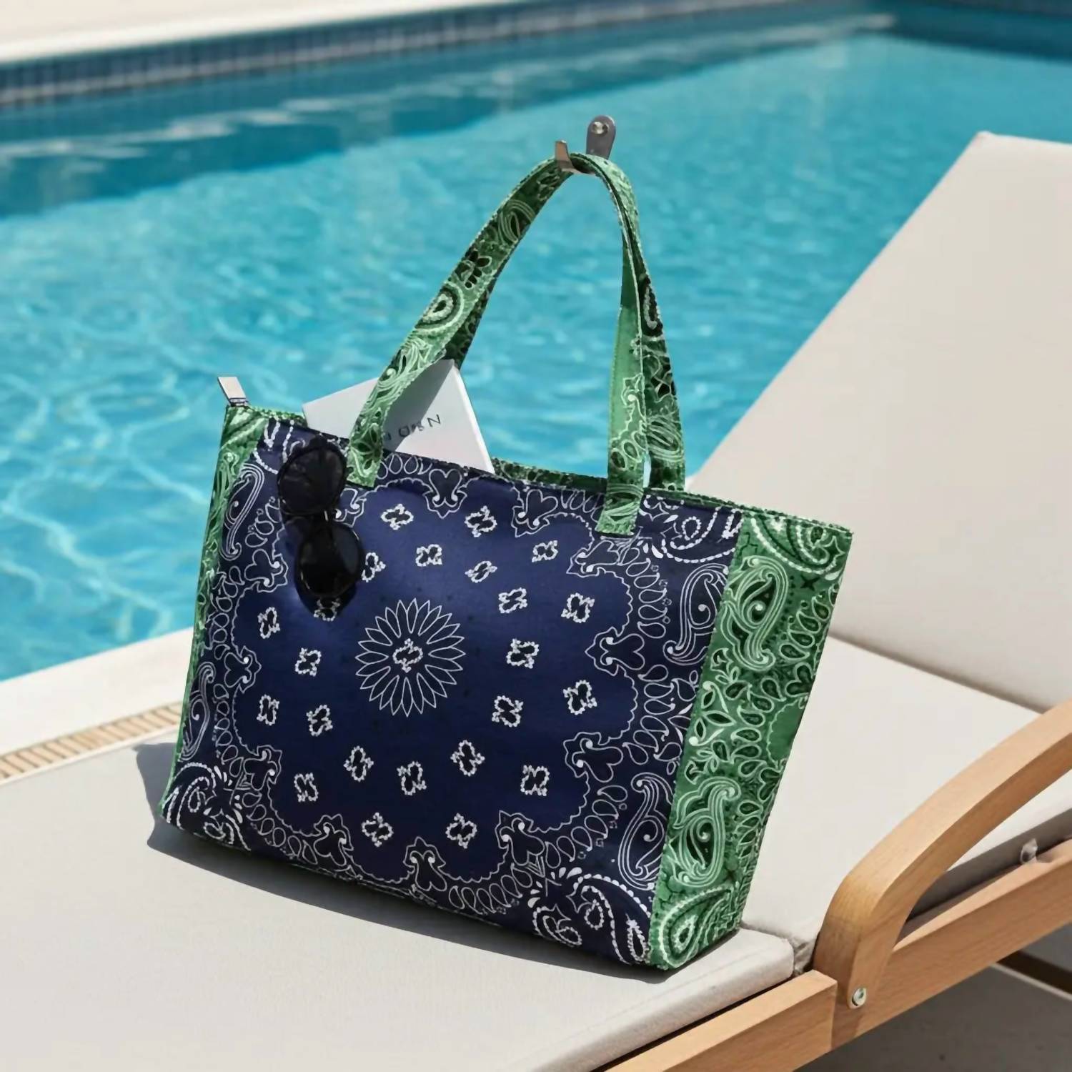 Haute Shore - Women's Bandana Zip Tote Bag