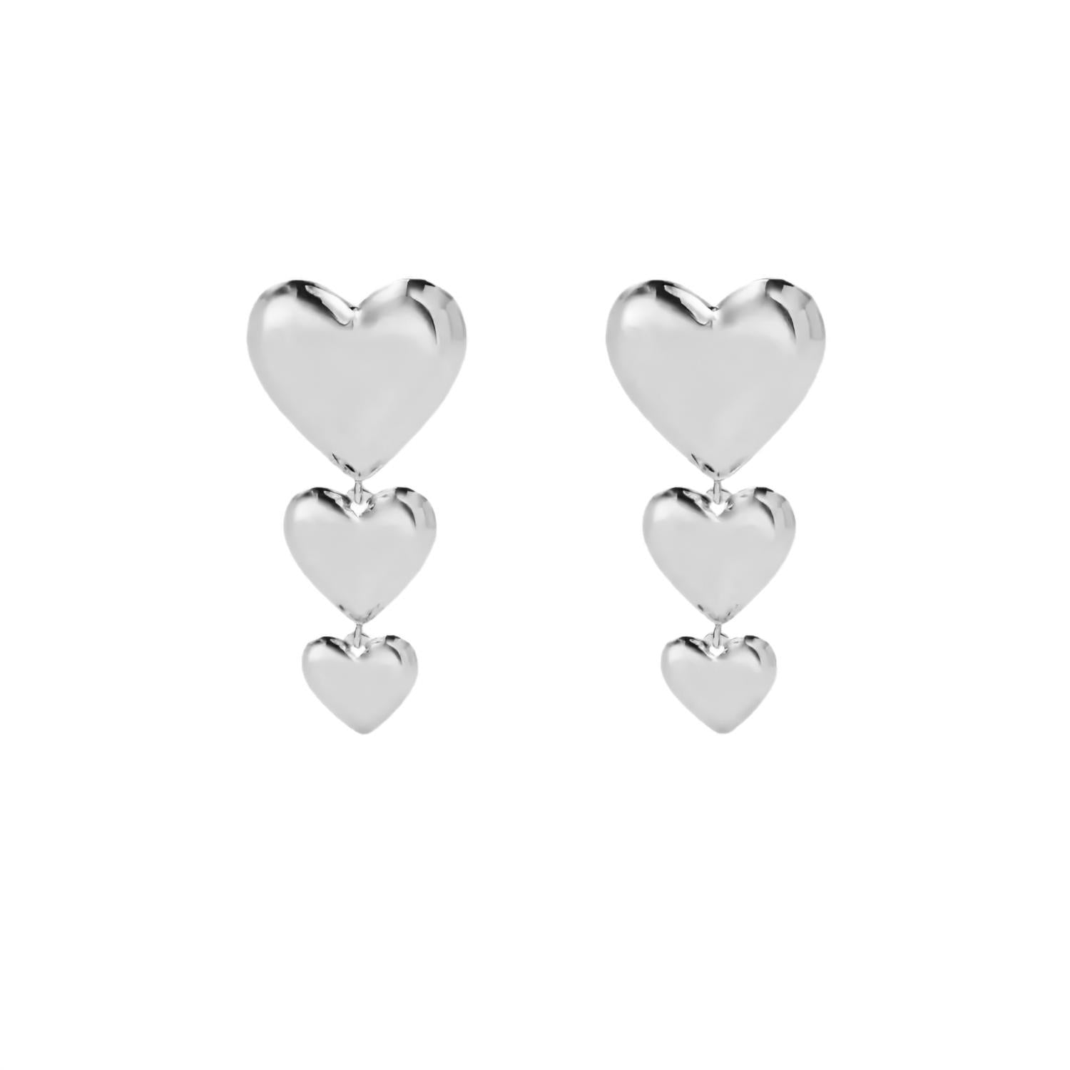 Sahira Jewelry Design - Women's Tori Heart Drop Earring