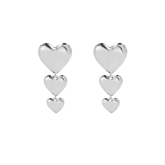 Sahira Jewelry Design - Women's Tori Heart Drop Earring