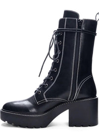 Kristin Cavallari for Chinese Laundry Women 's Harker Combat Boot in blk - women's shoe - alternate view
