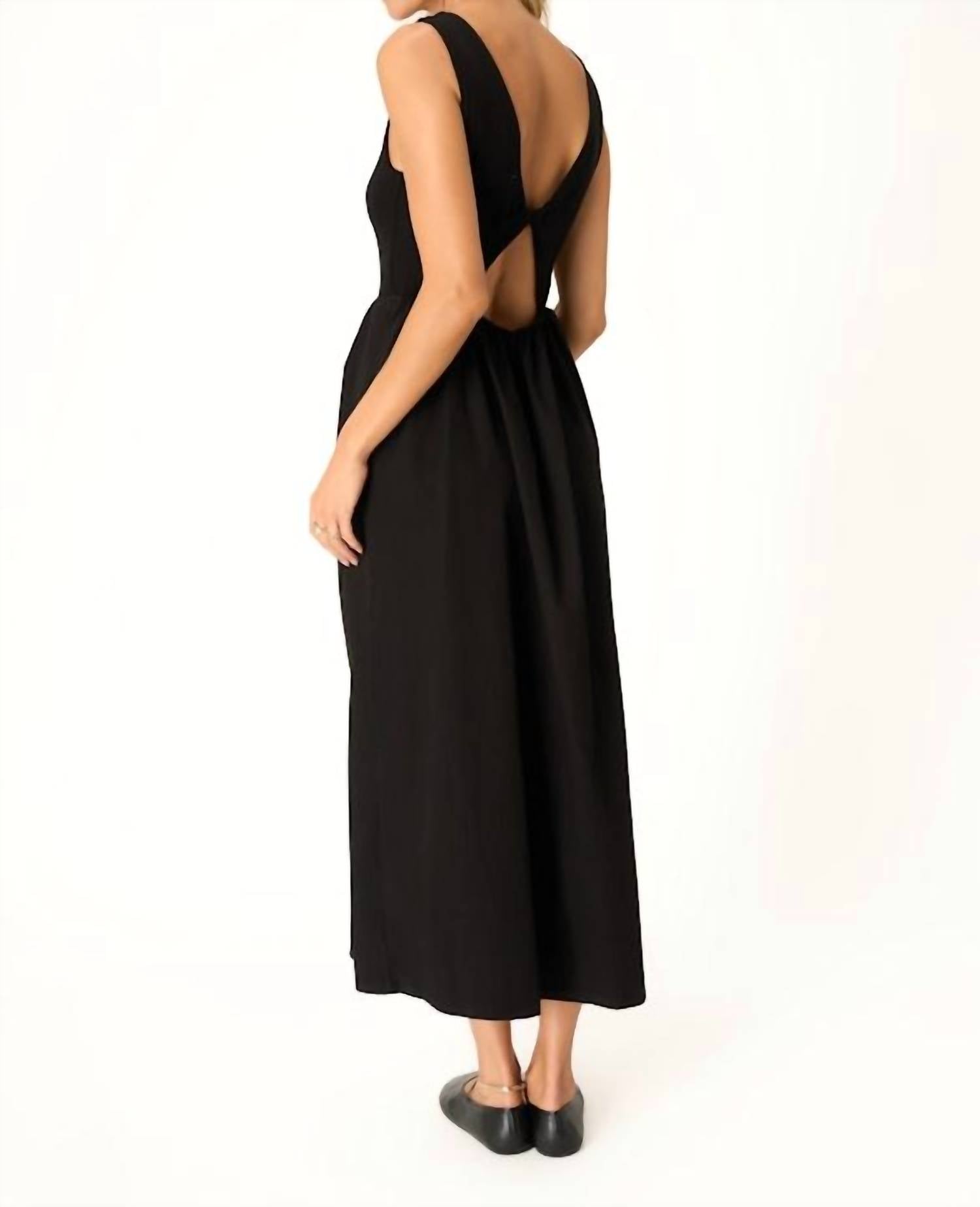 Project Social T - Corine Mixed Fabric Tank Dress