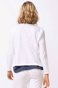 Escape By Habitat - Textured Peruvian Cotton Chill Cardigan